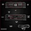 Belva BXA5002 500W Peak BX-Series 2-Ohm Stable Class-A/B 2-Channel Car Audio MOSFET Amplifier with Remote Subwoofer Level Control view 2
