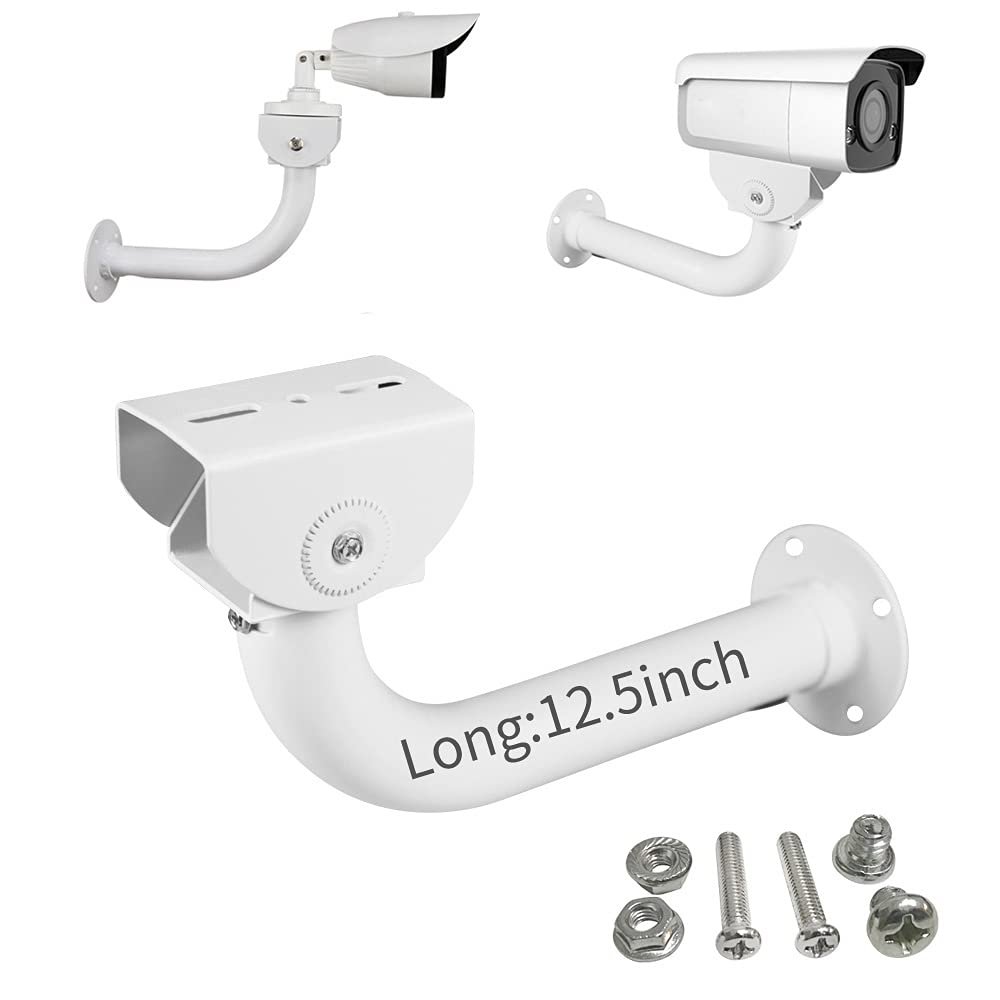 compcctv CCTV Security Camera Mount Bracket, Surveillance Camera Bracket Wall Mounting for Universal Indoor Outdoor CCTV Housing Mount/L Mount/Dome Camera (13.5in)