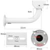 compcctv CCTV Security Camera Mount Bracket, Surveillance Camera Bracket Wall Mounting for Universal Indoor Outdoor CCTV Housing Mount/L Mount/Dome Camera (13.5in) view 2