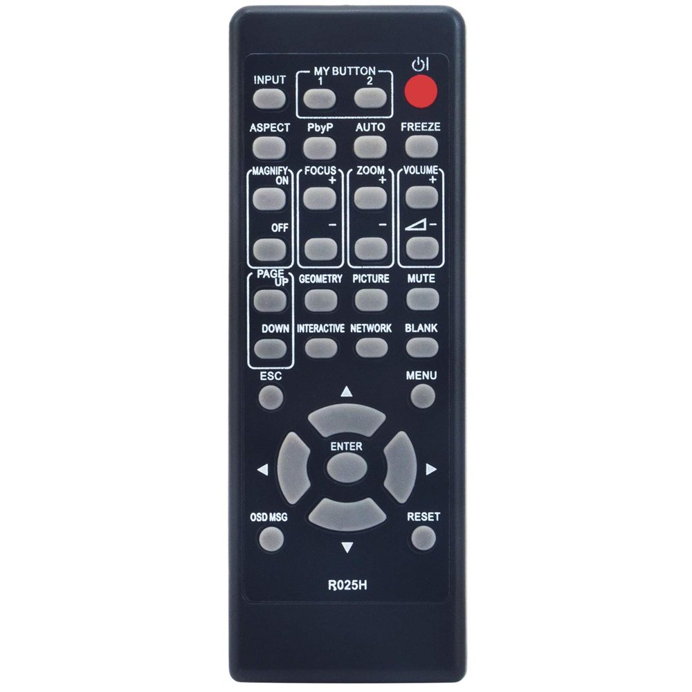 New R025H HL03037 Replacement Remote fit for Dukane LCD Projector 8133WISS 8142WISS 8932WB 8933B 8937B 8938WB 8945B 8940WB 8933C 8935WL 8940UL 8940WL 8945WU 8950W 8950WUSS 8960WUSS 8951WUSS 8960WSS