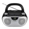Jensen CD485BK Boombox CD AM/FM Stereo Radio (Black) view 2