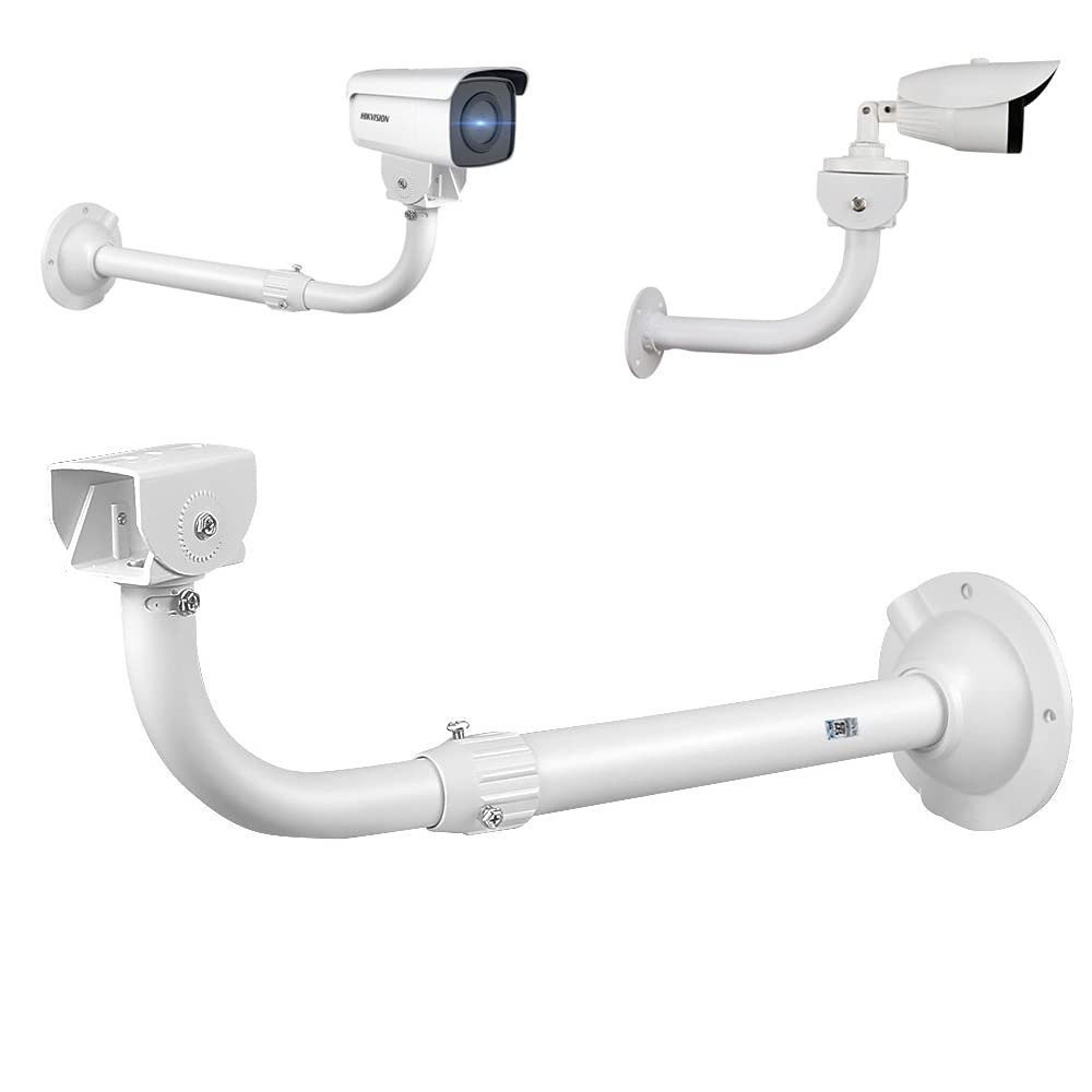 compcctv CCTV Security Camera Mount Bracket, Telescopic Adjustable Universal Wall Mounting Bracket