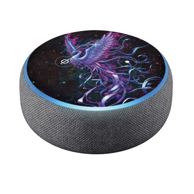 Head Case Designs Officially Licensed Christos Karapanos Phoenix Art Mix Vinyl Sticker Skin Decal Cover Compatible with Amazon Echo Dot (3rd Gen) - Skin only Echo Dot (3rd Gen) is NOT Included