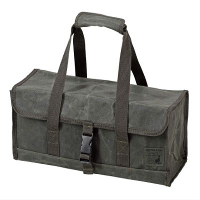 Captain Stag UL-2043 Outdoor Bag, Tool Box, Tool Bag, Storage, Cotton Canvas, Medium Size, Olive