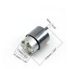 Fielect Gear Motor DC 12V 7RPM High Torque Electric Motor Micro Speed Reduction Geared Motor Eccentric Output Shaft for Car Robot Model DIY Engine view 3