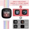 AVOD Nylon Bands Compatible with Fitbit Versa 4/Sense 2/Versa 3/Fitbit Sense, Soft Breathable Sport Adjustable Replacement Strap Women Man Wristband Accessories view 4