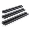 MNKE Vinyl Record Wall Mount - 3 Elegant Display Ledges Made from Solid Wood - These Vinyl Record Shelf Will Hold Records of Any Size (Black) view 1
