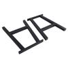 TC-Home 28 Inches Metal Table Legs Furniture Legs Set of 2 Heavy Duty Dining Table Legs Industrial Black DIY Coffee view 3