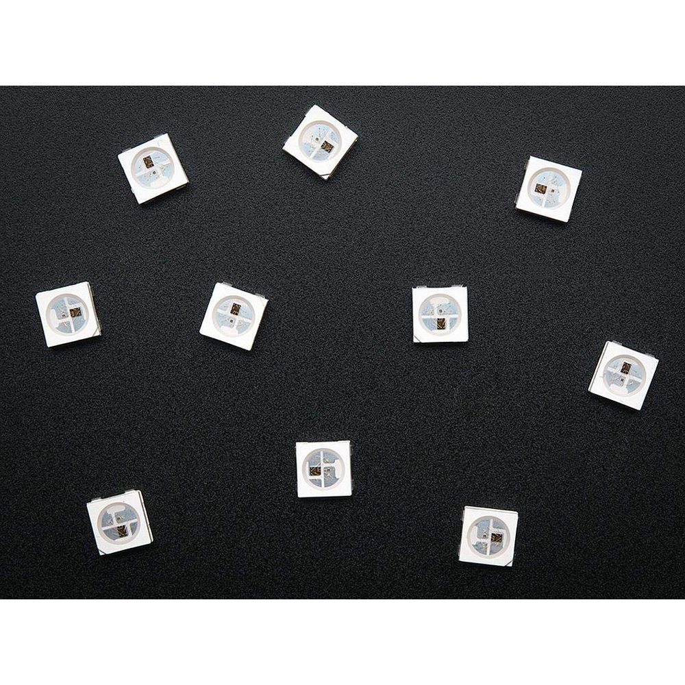 Adafruit Industries NeoPixel 5050 RGB LED with Integrated Driver Chip - 10 Pack
