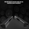 Lazmin112 Wireless Bluetooth Speaker, Insert Card U Disk Wall Sound Long Bar Subwoofer, AUX Connection FM Radio 360degree Surround Sound for TVs/Gaming view 4