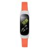 Jennyfly Leather Bands for Galaxy Fit-E SM-R375, Women Adjustable 5.5-8.0 inch Genuine Leather Wristband Slim Strap with Metal Buckle Compatible with Samsung Galaxy Fit-E SM-R375 - Orange view 3