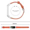 Jennyfly Leather Bands for Galaxy Fit-E SM-R375, Women Adjustable 5.5-8.0 inch Genuine Leather Wristband Slim Strap with Metal Buckle Compatible with Samsung Galaxy Fit-E SM-R375 - Orange view 4