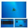 SopiGuard Sticker Skin for 2021 2020 2019 Razer Blade Pro 17 Edge-to-Edge Vinyl Decal Wrap Include Top, Trackpad, Palm Rest, and Bottom Panels (3M Gloss Blue) view 1