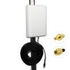 Signalplus Router External 2xMIMO Antenna-698-2700mhz for Mofi/Ubifi 4G LTE Cellular Modem Booster Wilson,Surecall,HiBoost,Cel-Fi with 2pcs 49.2ft Cable TS-9 SMA Connector view 1