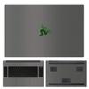 SopiGuard Sticker Skin for 2021 2020 2019 Razer Blade Pro 17 Edge-to-Edge Vinyl Decal Wrap Include Top, Trackpad, Palm Rest, and Bottom Panels (3M Matte Gunmetal Grey) view 1