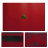 SopiGuard Sticker Skin for 2021 2020 2019 Razer Blade Pro 17 Edge-to-Edge Vinyl Decal Wrap Include Top, Trackpad, Palm Rest, and Bottom Panels (3M Satin Wine Red) view 1