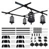 158" x 158"Studio Photography Pantograph Ceiling Rail System 43-200CM Drop Pantograph Smallpox Rail Track Kit 4.0M Ceiling Stand System for Photo Video Studio Shooting (4.04.0M-B) view 1