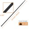 14 Inch Cable Zip Ties 100 Pcs Black, Nylon Wire Ties with 50 LB Strength by Dekun (14 Inch, Black, 100 Pack) view 3