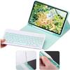 AnMengXinLing Keyboard Case for iPad Air 13 Inch (M3 2025/M2 2024)/Pro 12.9 6th/5th/4th Generation with Mouse Pencil Holder, Magnetically Detachable Keyboard Mouse, Teal view 3