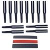 WJSTN Speaker Wire Pants(Y Boot) Cable Pants 8mm 2-Conductor, Black (Pack of 12) Insulated Heat shrinkable Tube (Shrink Ratio2:1,6ft) view 1