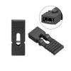 uxcell 50pcs 2.54mm Pin Header Jumper Cap Lengthened Short Circuit Connection Cap Mini Micro Jumper Bridge Plug Black view 3