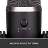 Blue Yeti Nano Premium USB Mic for Recording and Streaming - Blackout (Renewed) view 4