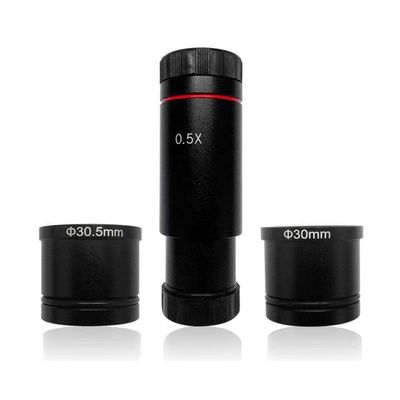 JOEBO Microscope Kit 0.5X C-Mount Microscope Camera Reduction Lens 23.2mm 30mm 30.5mm for Digital Microscope CCD Camera Connection Microscope Lens Adapters