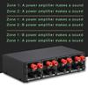 SynoRiver 2 Input 2 Output Power Amplifier and Speaker Selection Switcher Output with Volume Adjustment 2 Power Amplifiers Audio Switcher Switch Distribution Comparator Each Channel Supports 200W view 4