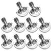FEICHAO D-Ring 1/4 Inch Tripod QR Screw 5.5mm Stainless Steel for Camera Tripod Monopod Quick Release (10Pcs) view 1