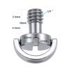 FEICHAO D-Ring 1/4 Inch Tripod QR Screw 5.5mm Stainless Steel for Camera Tripod Monopod Quick Release (10Pcs) view 2