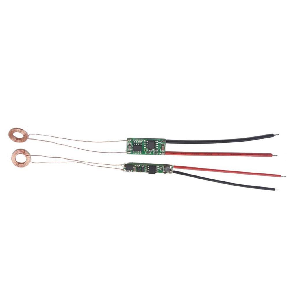 Taidacent 5V to 9V Transmitter 5V Receiver Magnetic Wireless Charger PCB Wireless 10mm Charge Module