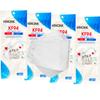 HINCINK (Pack of 10 KF94 Black Face Mask Individually Packaged Unisex, 4-Layer Filters Breathable Comfortable, Nose Mouth Covering Dust Mask for Adult (10pcs, White) view 1