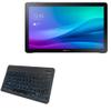 BoxWave Keyboard Compatible with Samsung Galaxy View 18.4 (SM-T670) - SlimKeys Bluetooth Keyboard - with Backlight, Portable Slim LED 7 Colors - Jet Black view 1