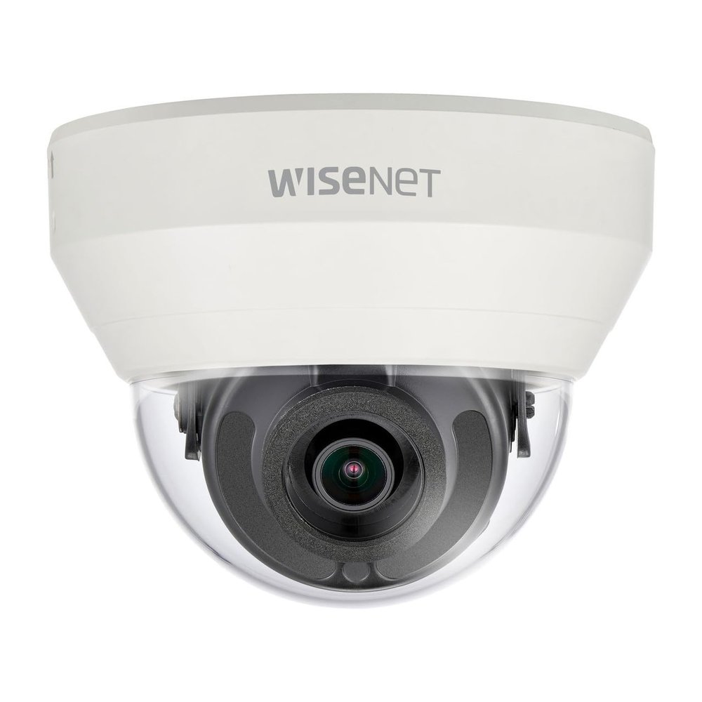 Hanwha Techwin HCD-6010 HD+ 2MP WDR AHD, CVI, TVI, CVBS Dome Camera with 2.8mm Fixed Lens, BNC Connection