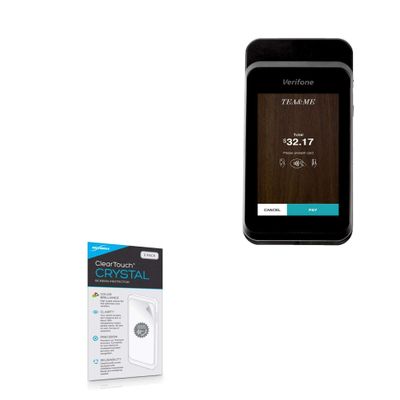 BoxWave Screen Protector Compatible with Verifone e280s - ClearTouch Crystal (2-Pack), HD Film Skin - Shields from Scratches