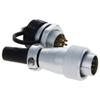 Heyiarbeit Aviation Connector 9P 5A WS16-9 Waterproof Male Wire Panel Power Chassis Metal Fittings Connector Aviation Silver Black view 1