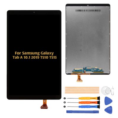 A-MIND for Samsung Galaxy Tab A 10.1 T510 T515 2019 SM-T510 SM-T515 LCD Display Touch Screen Digitizer Assembly Replacement,Front Panel & LCD Screen Repair,with Tool Set (Black)