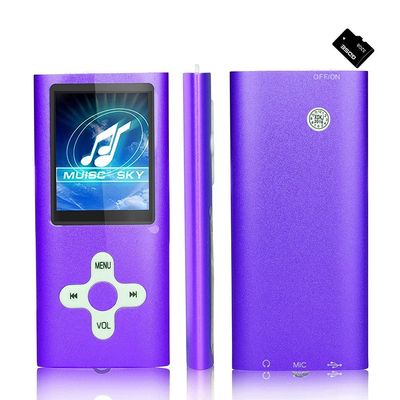 MP3 Player / MP4 Player, MP3 Music Player, Mini USB Port 16GB Memory Slim Classic Digital LCD 1.82'' Screen MP3 Music/Audio/Media Player with FM Radio, Voice Record