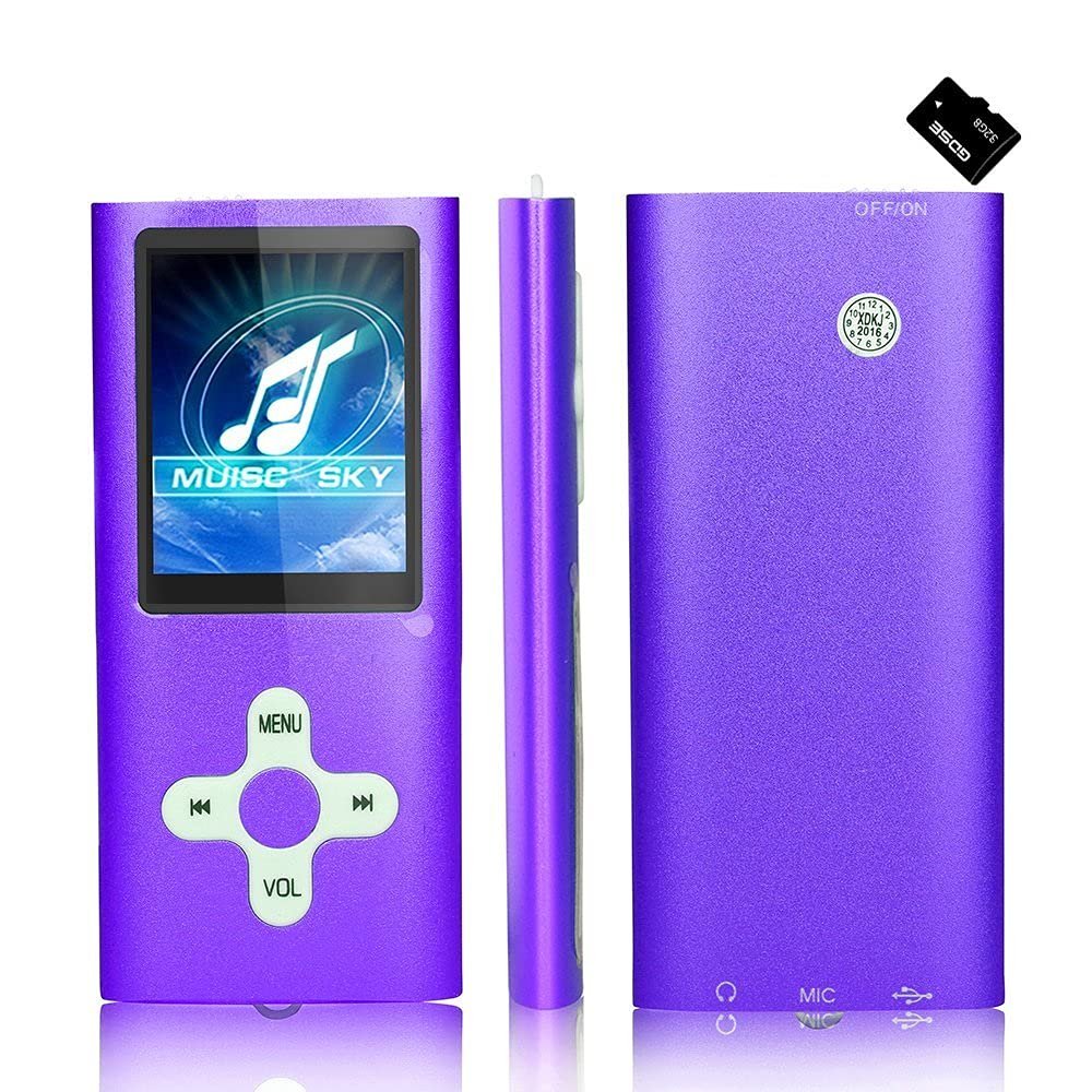 MP3 Player / MP4 Player, MP3 Music Player, Mini USB Port 16GB Memory Slim Classic Digital LCD 1.82'' Screen MP3 Music/Audio/Media Player with FM Radio, Voice Record