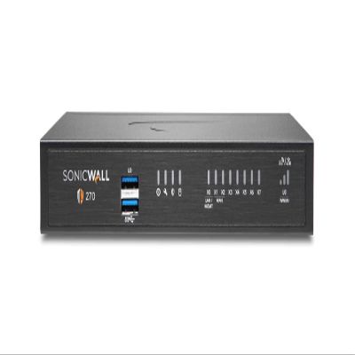 SonicWall TZ270 Network Security Appliance (02-SSC-2821) Bundled with a SonicWall 1 Year 8x5 Support for TZ270 (02-SSC-6733)