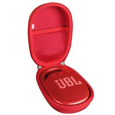 Hermitshell Hard Travel Case for JBL Clip 4 / JBL Clip 5 Portable Mini Bluetooth Speaker (Red)