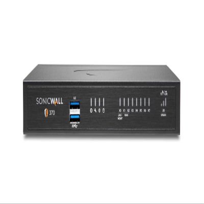SonicWall TZ370 Network Security Appliance (02-SSC-2825) Bundled with a SonicWall 5 Year 24x7 Support for TZ370 (02-SSC-6521)