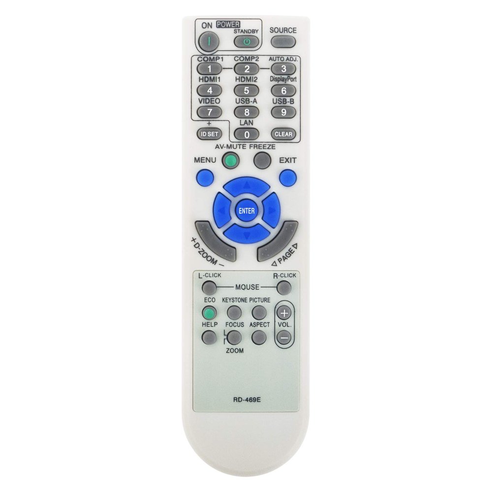 New RD-469E Replaced Remote Conrol for NEC Project M322 M323 M332XS NP-M282X M283X M302 M303WS M333XS M352WS M353WS M362 M363 M402 M403 ME301 ME331 ME361 ME401 U321 UM301 UM351 UM352 UM361 V302 V332