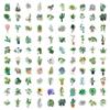 100PCS Green Plant Stickers,Potted Plant Floral Decals Stickers for Laptop Water Bottles Phone Computer Decal12345 view 2