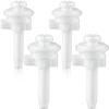 Jetec 4 Pack Toilet Seat Screws Kit, Plastic Bolts Nuts & Washers view 1