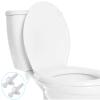 Jetec 4 Pack Toilet Seat Screws Kit, Plastic Bolts Nuts & Washers view 4