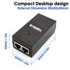 iCreatin 24V Gigabit POE Injector, 24V DC Passive PoE Adapter for Ubiquiti POE-24-12W-G, POE-24-12W-G-WH, POE-24-7W-G-WH, for TP-Link TL-PoE2412G and Mikrotik PoE Devices view 4