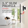 No Stud TV Wall Mount, Drywall Studless TV Hanger No Damage, No Drill, Non Screws, Dry Wall Flat Screen TVs Easy Install Bar Bracket fits VESA 12-55 inch TVs up to 99 lbs, Include Hardware Levels view 2