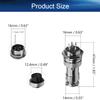 Heyiarbeit 2pcs Aviation Connector 6P 4A GX16-6 Waterproof Male Female Wire Panel Power Chassis Metal Fittings Connector Aviation Silver Black view 2
