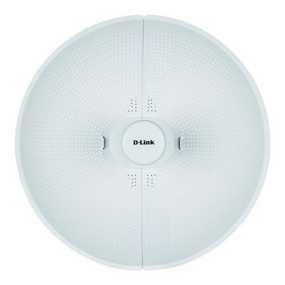 D-Link DAP-3712 20 km Long Range Wireless AC Bridge, Outdoor, IP66, 8 kV Surge Protection, Up to 20 km Distance, 802.11ac, Access Point, Wireless Client, TDMA, PoE, Includes PoE Injector